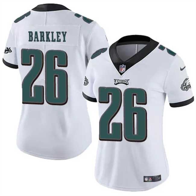 Women's Philadelphia Eagles #26 Saquon Barkley White Vapor Untouchable Limited Football Stitched Jersey Dzhi,We sell and wholesale Women's Philadelphia Eagles #26 Saquon Barkley White Vapor Untouchable Limited Football Stitched Jersey Dzhi on line form chian!